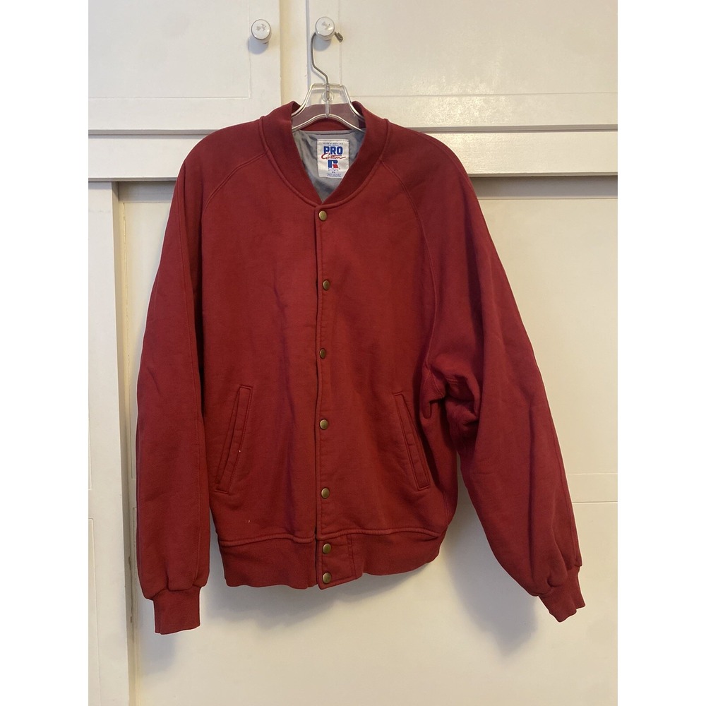 Russell Athletic XL Vintage Russell Athletic Pro Cotton Button Jacket RARE USA